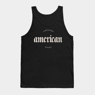 Awesome American Mama Label Tank Top